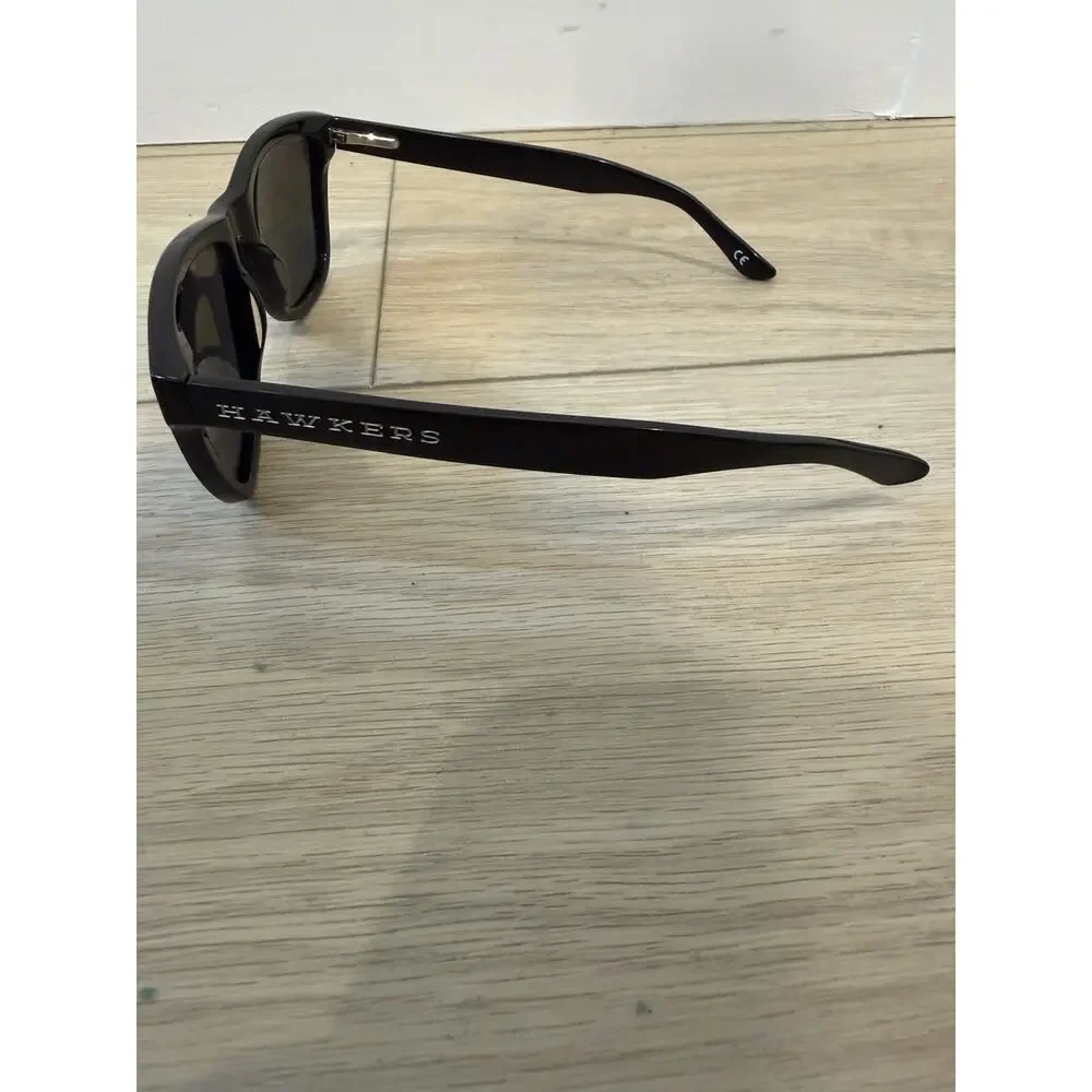 Hawkers black frame polarized sunglasses.